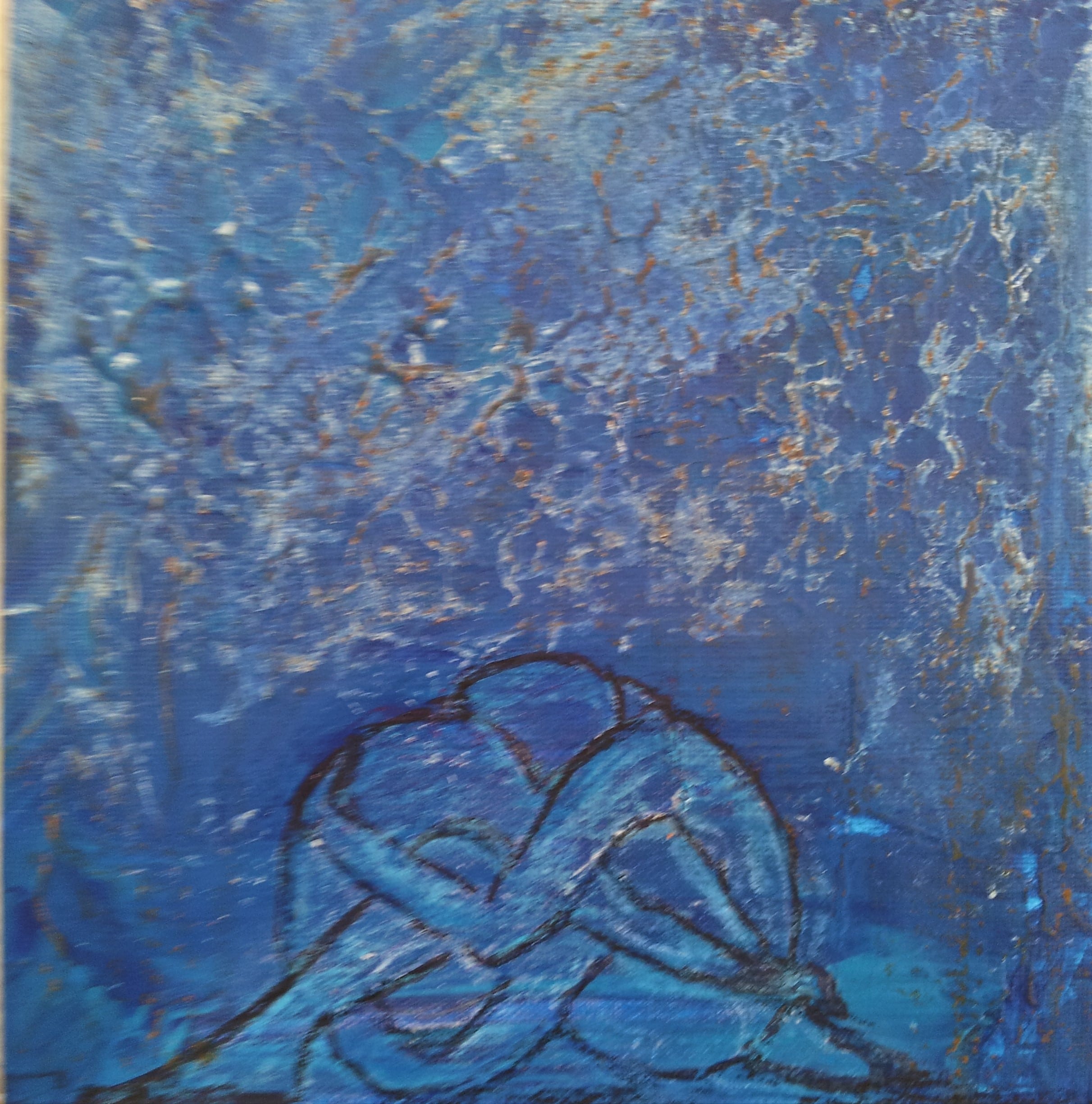 Verschmelzung 2 - 20x20cm